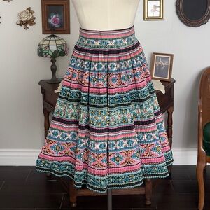 Colorful Patterned Vintage Apron